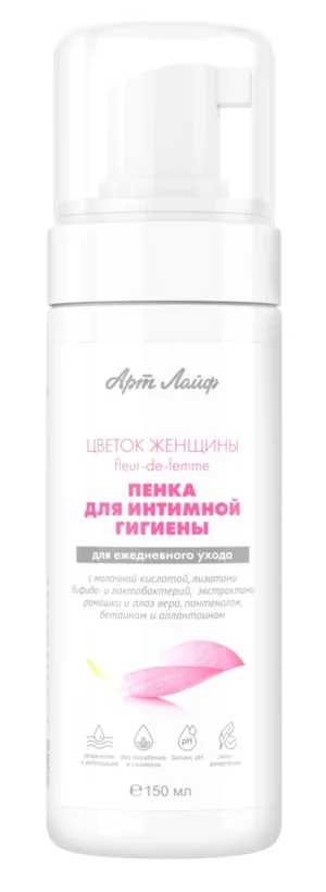 Пенка для интимной гигиены Цветок женщины