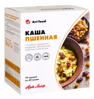 Каша Пшенная с изюмом и воздушной кукурузой