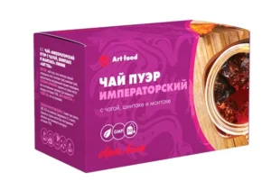 Чай Императорский пуэр с чагой, шиитаке и маитаке