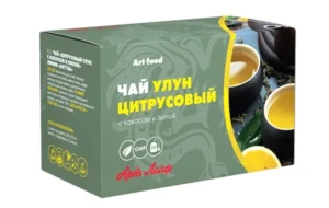 Чай Цитрусовый улун с кокосом и липой