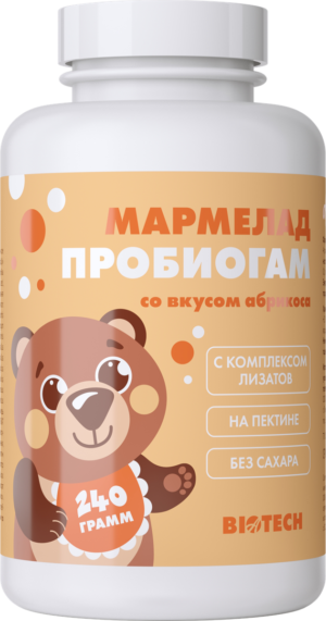 Мармелад Пробиогам со вкусом абрикоса