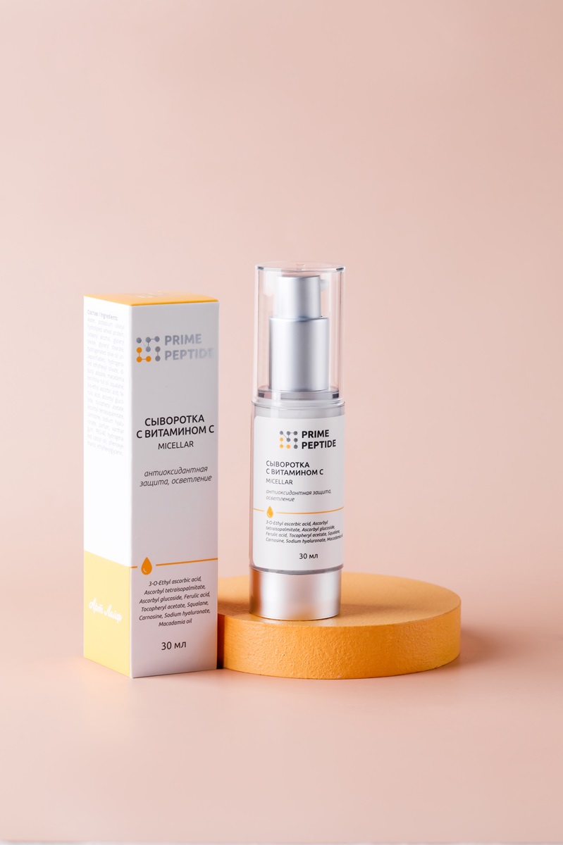 Сыворотка с витамином С мицеллярная Prime Peptide — изображение 7